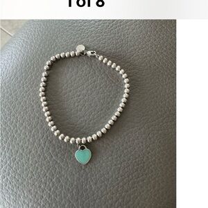 Silver Heart Charm Bracelet